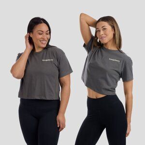 Orangetheory OTF // Dark Grey Cropped Tee